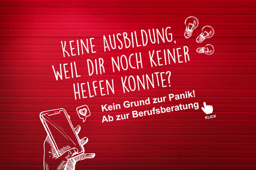 Kein Ausbildung, weil Dir noch keiner helfen konnte?