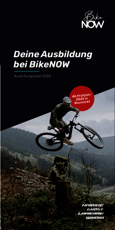 Titel Flyer Ausbildung Bikenow